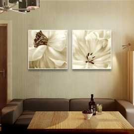 加工现代家居装饰画 客厅有框画清新植物花卉 卧室玄关壁画挂画