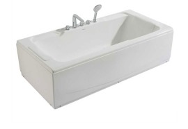 法恩莎卫浴 浴缸家用防滑简约浴池浴盆FW005C17