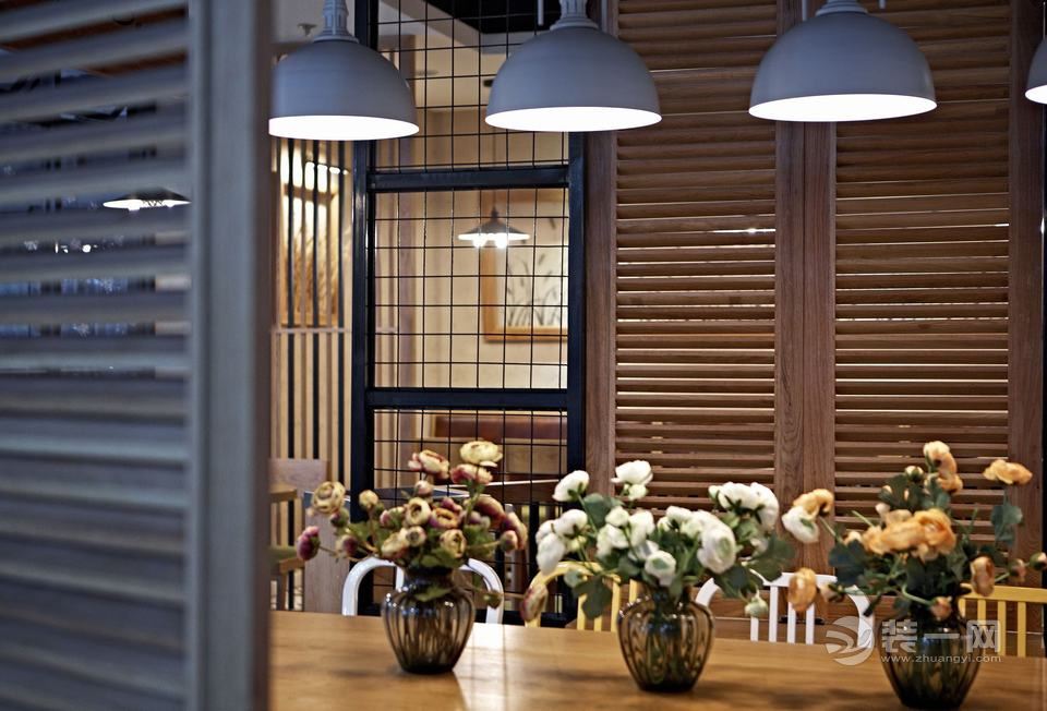 原木色系自然风餐厅设计效果欣赏
