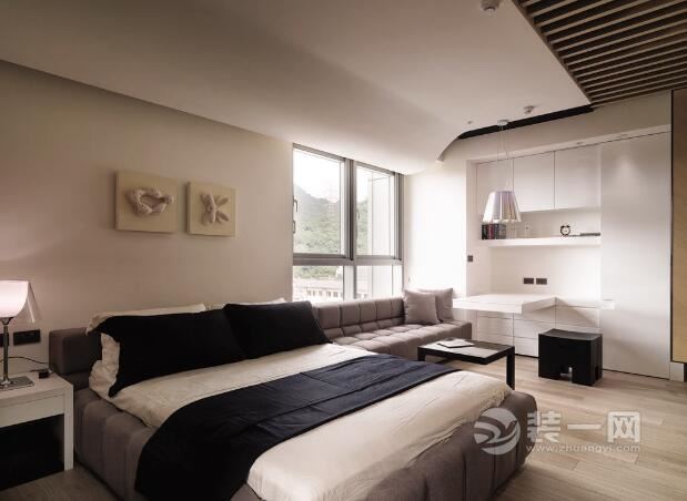 单身公寓装修效果图 北京劲松小区58平两居室样板间